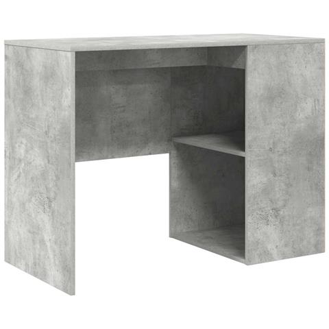 Scrivania Grigio cemento Legno composito Compatta Storage - Foto 1
