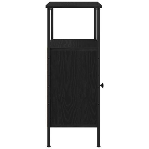 Comodini 2 pz Nero Rovere 41x31x80 cm Legno ingegnerizzato - Foto 9