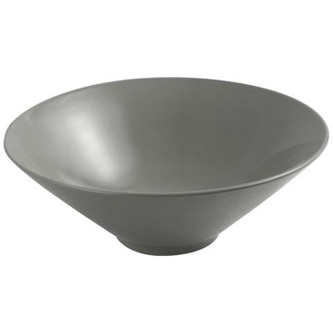 Lavabo D'appoggio Da Design In Ceramica Grigio Cemento - Foto 1