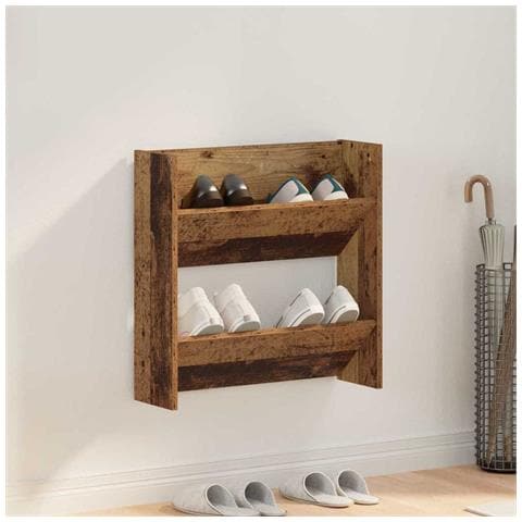 Armadi per scarpe da muro Altro Legno antico Legno multistrato - Foto 2