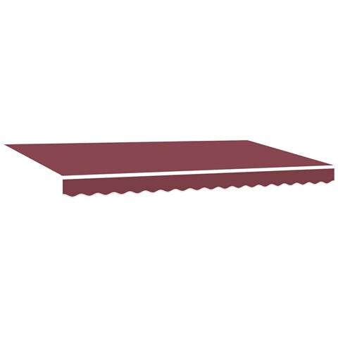Tenda Retrattile Borgogna 350 x 200 cm Poliestere e Alluminio - Foto 1
