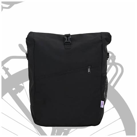 Borsa per biciclette Nero 33 x 16 x 48 cm Poliestere - Foto 2
