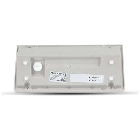 Lampada LED da Muro Angolare 12W Colore Bianco 6500K IP65, colore Bianco - Foto 4