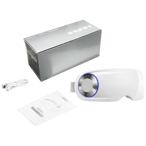 Massaggiatore Oculare A Vibrazione White Dot: Calore, Vibrazione E Musica Bluetooth Per La Cura Degli Occhi - Foto 3