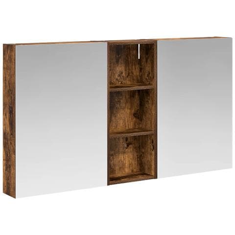Set di Armadi da Bagno con lo scaffale 3 pcs 130 x 14,5 x 70 cm - Foto 1