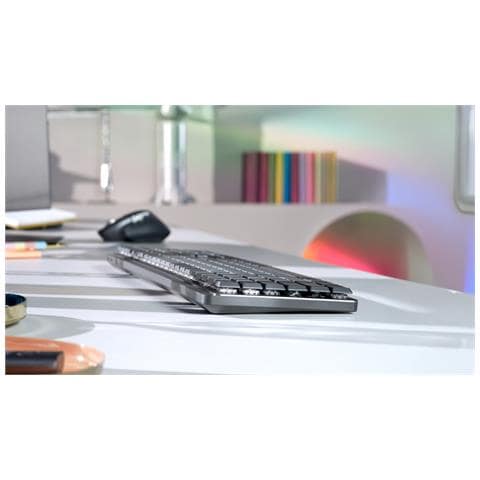 Master 920-010758 tastiera Ufficio RF senza fili + Bluetooth QWERTY US International Grafite - Foto 7