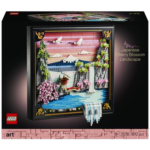 ART 31218 Paesaggio Giapponese con Ciliegi Fioriti, Kit Modellismo Fai da Te Adulti, Decorazione da Parete, Idea Regalo - Foto 1