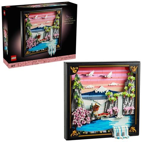 ART 31218 Paesaggio Giapponese con Ciliegi Fioriti, Kit Modellismo Fai da Te Adulti, Decorazione da Parete, Idea Regalo - Foto 43
