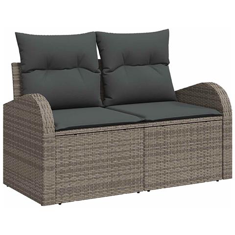 Set di divani 5 pz Grigio e Grigio Scuro - Foto 10