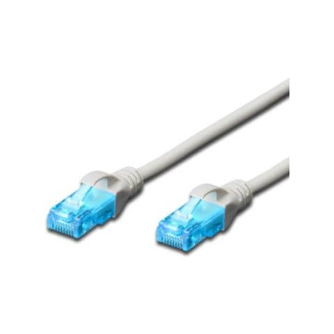 CAVO PATCH CAT. 5e U / UTP CCA 5,0 mt, GRIGIO - Foto 2