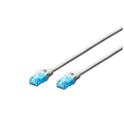 Cavo Rete Utp Cat. 5E Non Schermato - Lunghezza Mt. 0,25 - Colore Grigio - Foto 1