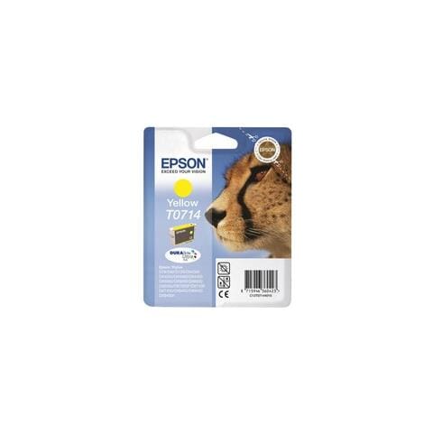 C13T07144012 Cartuccia Ink Originale T0714 Gialla per Stylus D120 / D78 Capacità 415 Pagine - Foto 2