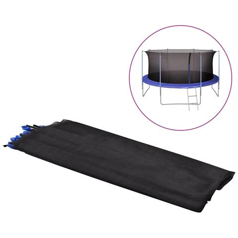 Rete Di Sicurezza Rotonda Per Trampolino 4,57 M Pe Nero - Foto 1