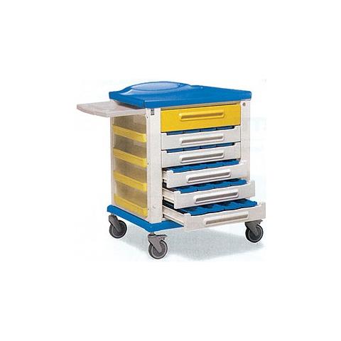 Carrello Farmacia - Piccolo - Con 15 Divisori A 3 Scomparti - Foto 2