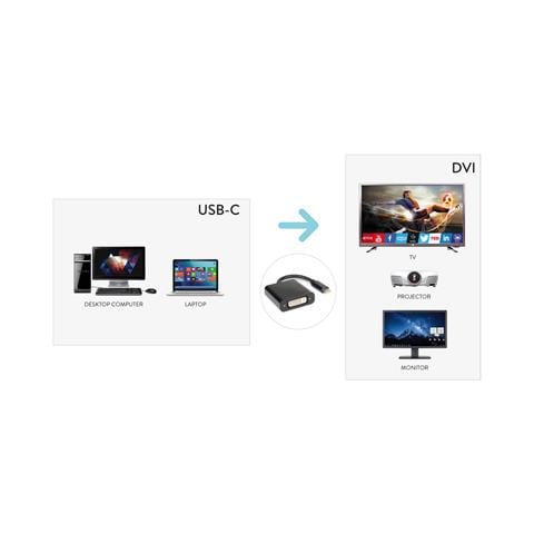 Cavo Usb Tipo C To Dvi F 4k 2k 30hz - Foto 2