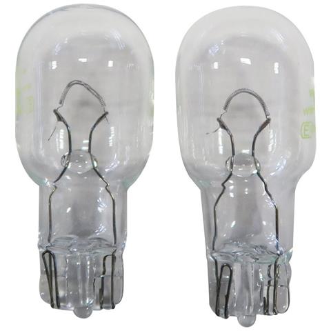 W16w Coppia Di Lampadine In Vetro Per Luci Auto 12v 16w W2,1x9,5d - Foto 3