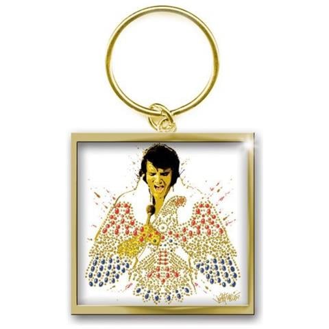 Elvis Presley: American Eagle (portachiavi Metallo)  - Foto 1
