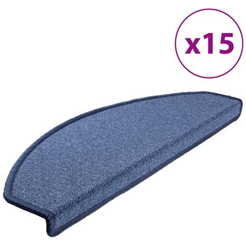 Tappetini Per Scale 15 Pz Blu 65x24x4 Cm - Foto 1