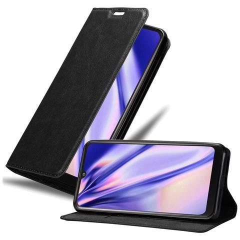 Cadorabo Custodia Compatibile Con Lg K50 In Nero Di Notte - Coperchio Protettiva Con Chiusura Magnetica, Funzione Stand E Tasca Per Le Carte - Foto 1