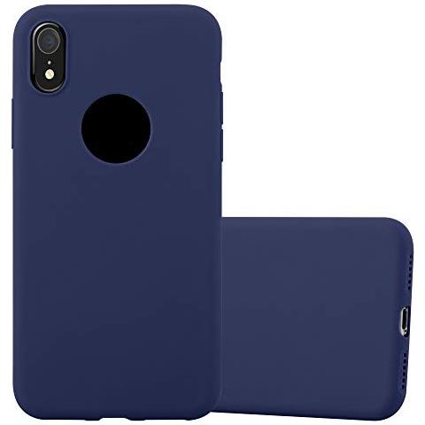 Cadorabo Custodia Compatibile Con Apple Iphone Xr In Candy Blu Scuro - Coperchio Protettivo In Silicone Tpu Flessibile - Foto 1
