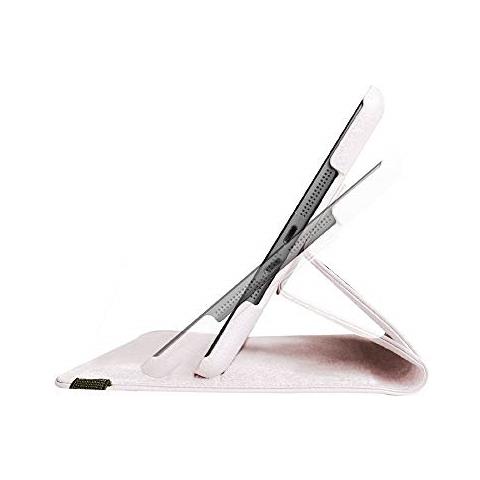 Custodia Per Apple Ipad Mini 1/2 / 3 Smart 360° Gradi Di Rotazione Cover Supporto Protezione Case Auto Sveglia / sonno | Colore Bianco - Foto 3