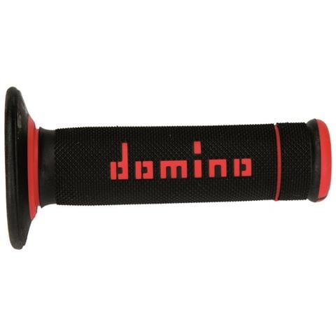 Coppia Manopole Bicolore Nero / Rossa Modello Extreme Per Moto Off Road Enduro / Cross In Materiale Bicomponente Lunghezza: 118 Mm Accessori: 97.5595.04-00 Codice Prodotto A19041c4240a7-0 - Foto 1