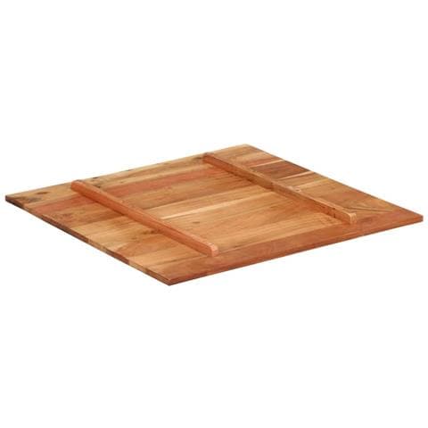 Piano Tavolo in Legno Massello di Acacia 15-16 mm 70x70 cm - Foto 8