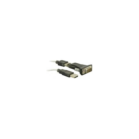 USB 2.0 to Serial Adapter USB A RS-232 Nero cavo di interfaccia e adattatore - Foto 3
