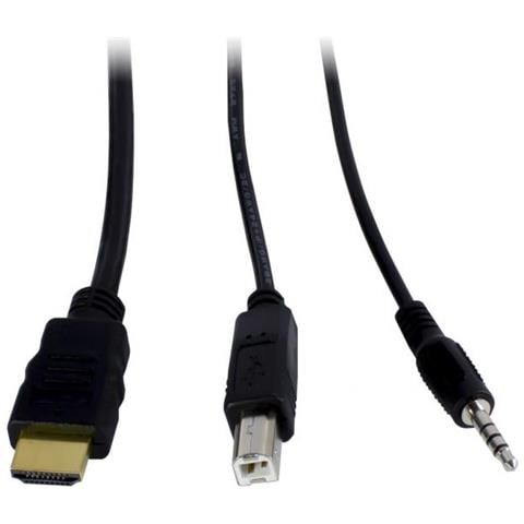 As-22ha Hdmi Switch Per Keyboard-video-mouse (kvm) Nero - Foto 3