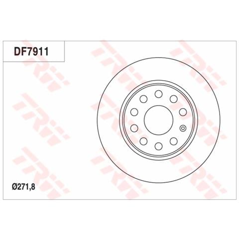 Disco Freno Honda Civic V Hatchback (ej9, Ek1/3/4) Df7911 - Foto 1
