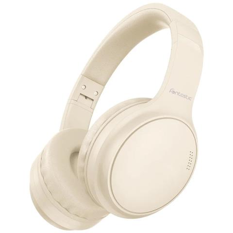 Cuffie Stereo Wireless Pieghevole Con Microfono Tonic Beige - Foto 1