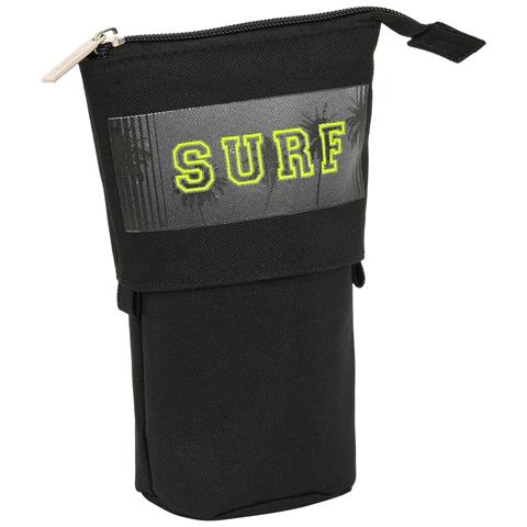 Astuccio Portapenne Safta Surf Nero (8 X 19 X 6 Cm) - Foto 1