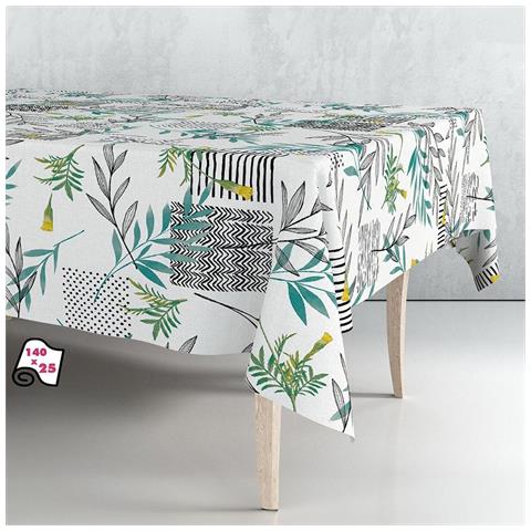 Rotolo Di Tovaglia Exma Mix Gomma Bianco 140 Cm X 25 M - Foto 2