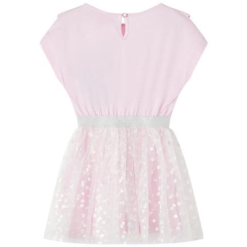 Abito Da Bambina Con Volant Rosa Chiaro 128 - Foto 2