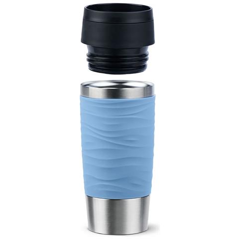Travel Mug Waves 36 ml Blu, Acciaio inox - Foto 5