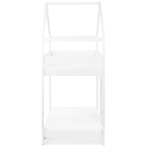 Letto A Castello Legno Bianco 90 X 200 Cm Labatut - Foto 8