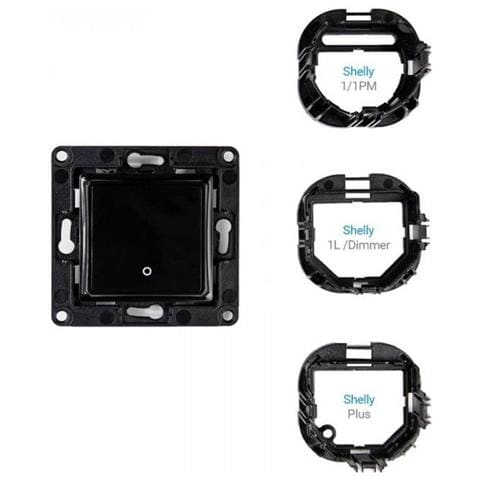 Interruttore Singolo A Parete Nero wallswitch1buttonb - - Foto 2