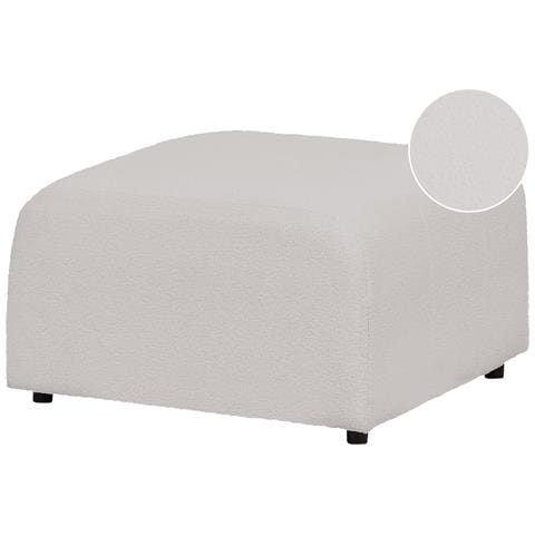 Ottomana Bouclé Grigio Chiaro Falsterbo - Foto 2