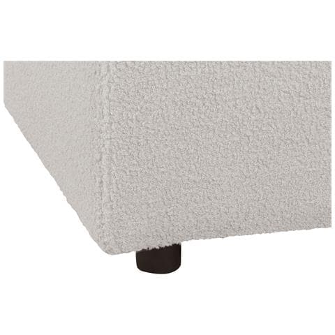 Ottomana Bouclé Grigio Chiaro Falsterbo - Foto 7