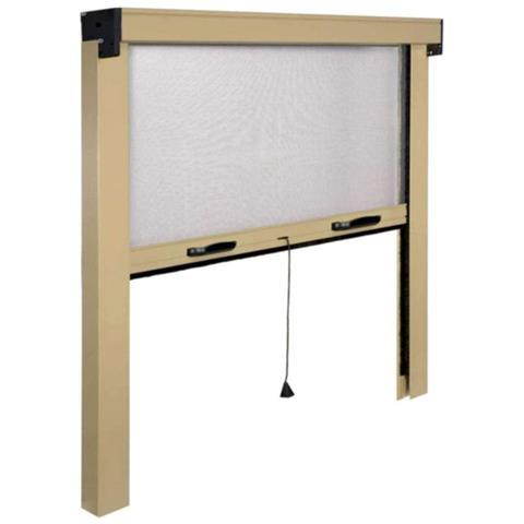 Zanzariera Universale A Rullo Verticale Con Finitura Bronzo Stop Inset - 80x170 Cm - Foto 1