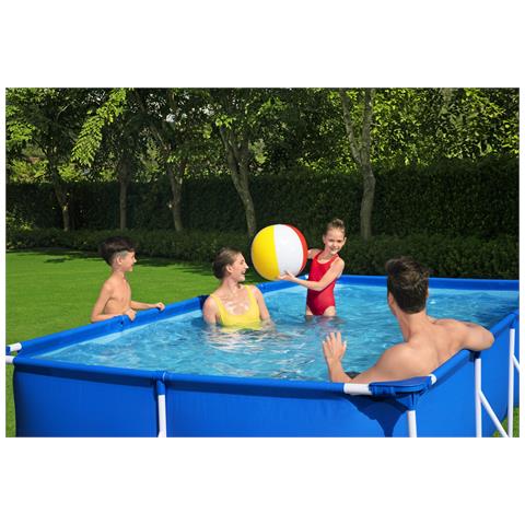 Piscina Rettangolare Steel Pro 400x211x81cm 56424 - Foto 8