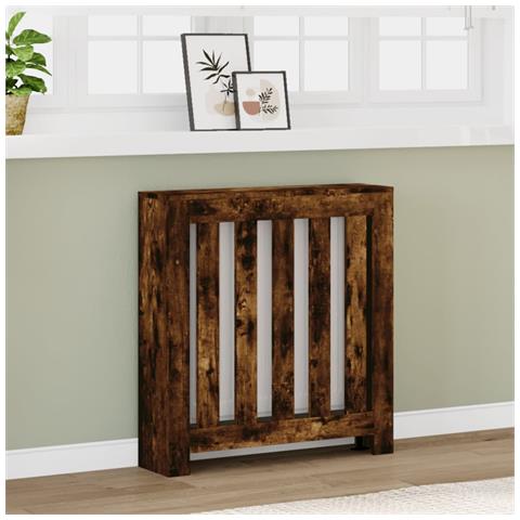 Copertura Termosifone Rovere Fumo 78x20x82 Cm Legno Multistrato - Foto 1