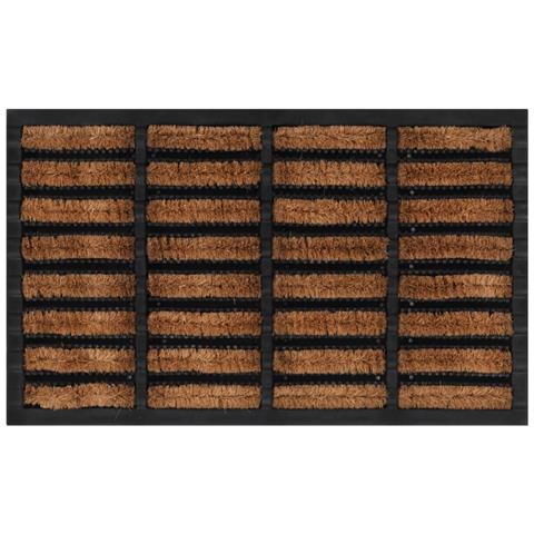 Zerbino Rettangolare 45x75 Cm In Gomma E Fibra Di Cocco - Foto 1