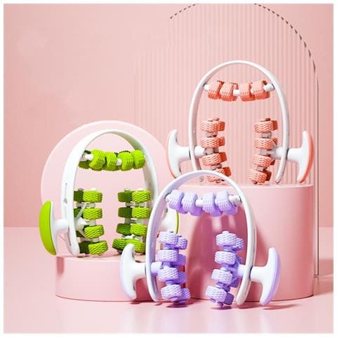 Rullo Massaggiatore Per Gambe - 20 Ruote Per Un Efficace Rilassamento Dei Muscoli Delle Cosce E Dei Polpacci - Foto 2