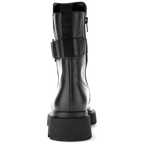 Black Casual Closed Booties Stivaletti Pelle Scarpe Donna Nero Eu 36, 32752-91 - Foto 3