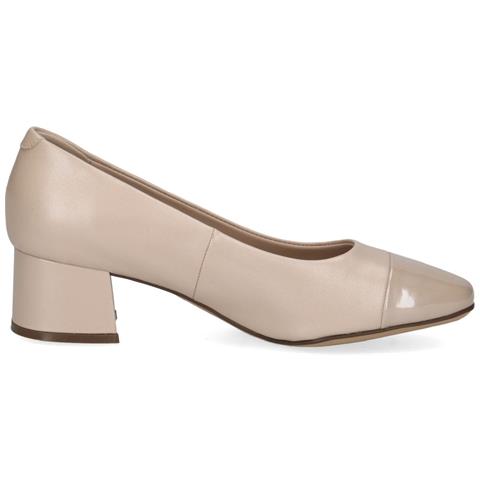 Beige Comb Elegant Closed Formal Scarpe Eleganti Pelle Scarpe Donna Beige Eu 37, 9-22305-42-408 - Foto 3