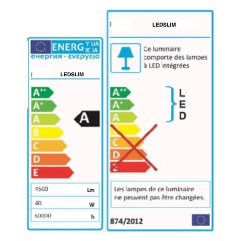 Lampada Da Terra A Led Slim Nera - Foto 2