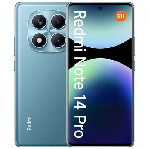 Redmi Note 14 Pro 4G 256GB 8GB Ram Display 6.67" Main Camera 200MP Dual Sim Ibrida USB tipo-C Helio G100-Ultra 5500mAh Ocean Blue - Foto 1