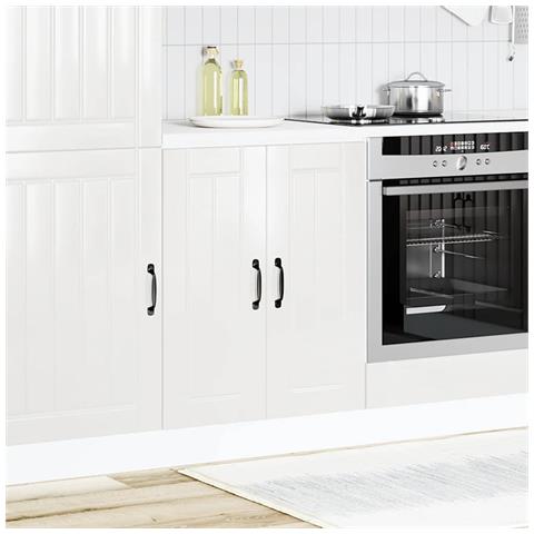 Mobile Base Lavello Lucca Bianco Lucido In Legno Multistrato - Foto 2