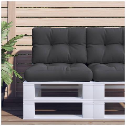 Cuscini Per Pallet 2 Pz Neri In Tessuto - Foto 8